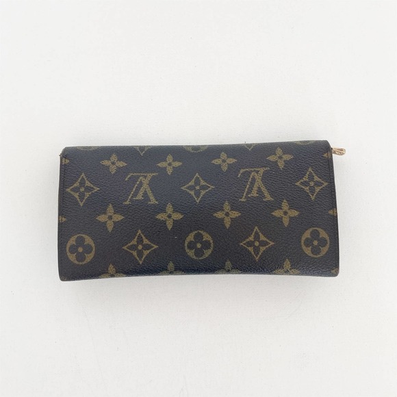 LOUIS VUITTON Vintage Monogram Sarah Wallet Brown - Picture 2 of 14